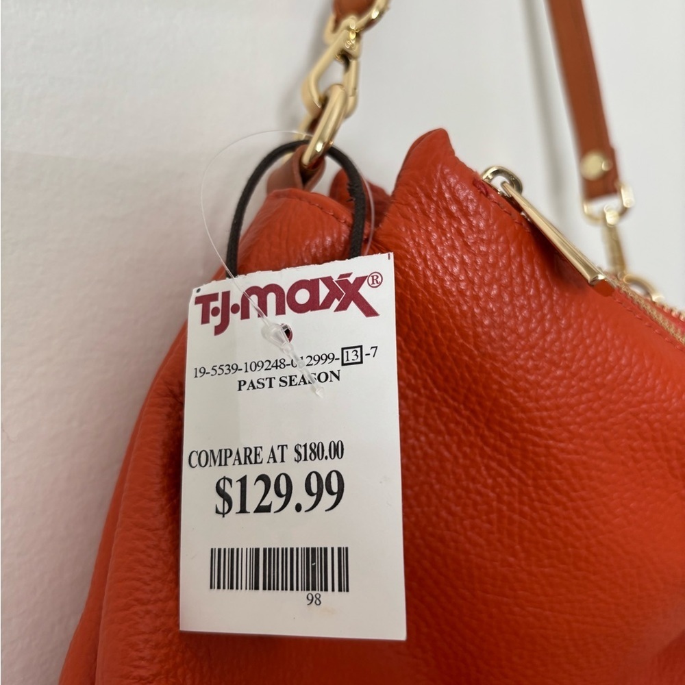 Valentina Elegant Orange Handbag - Picture 6 of 13